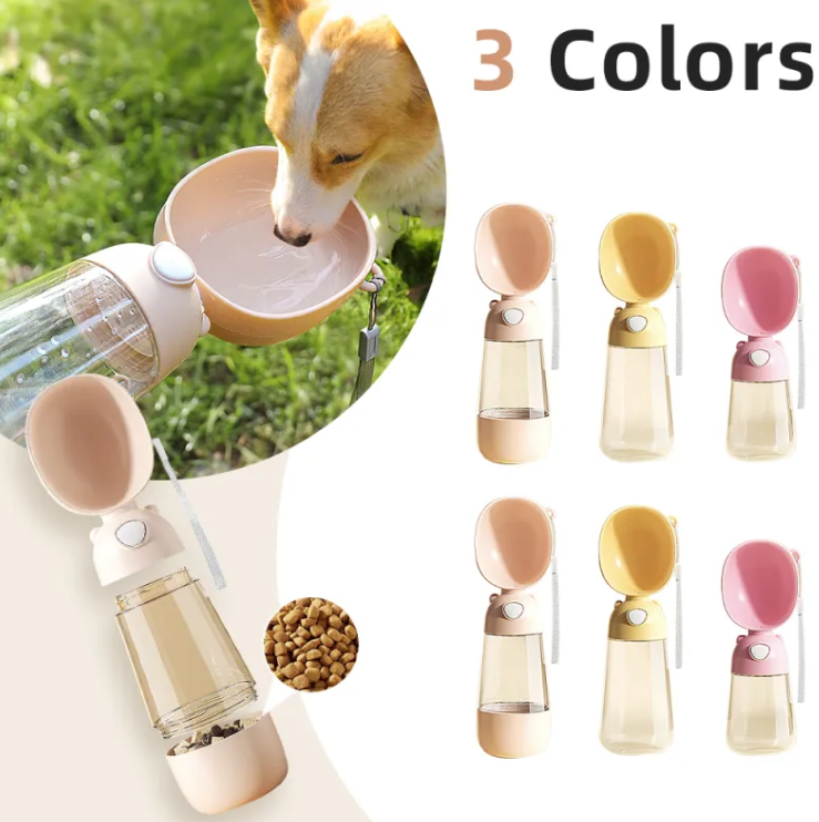 AquaPaws™ - 2-in-1 Travel Bottle