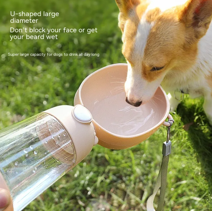 AquaPaws™ - 2-in-1 Travel Bottle