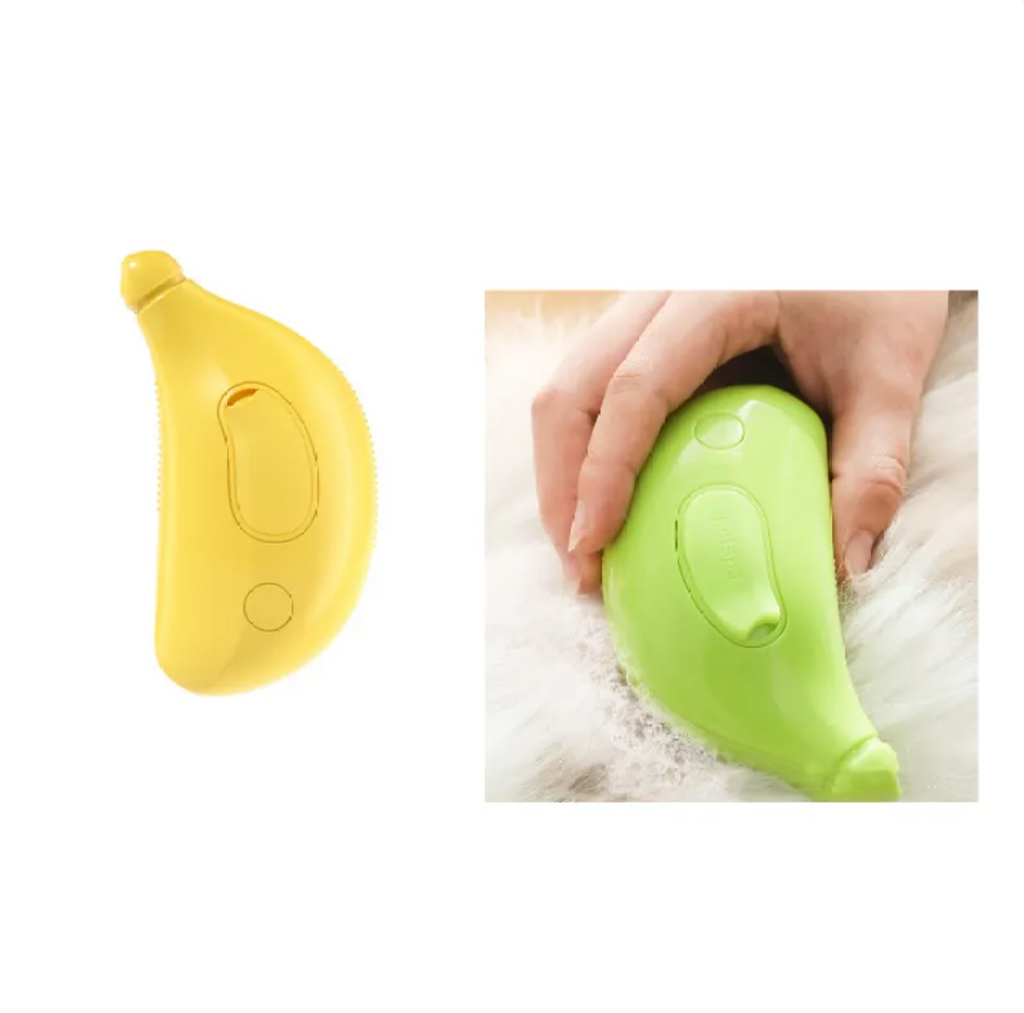CloudGroom™ - 3-in-1  Steamy Banana Brush