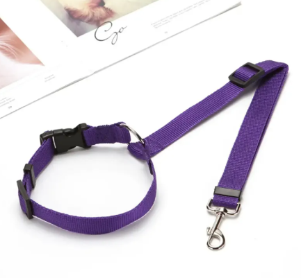 SafeDrive™ Adjustable 2-in-1 Pet Car Seat Belt & Leash