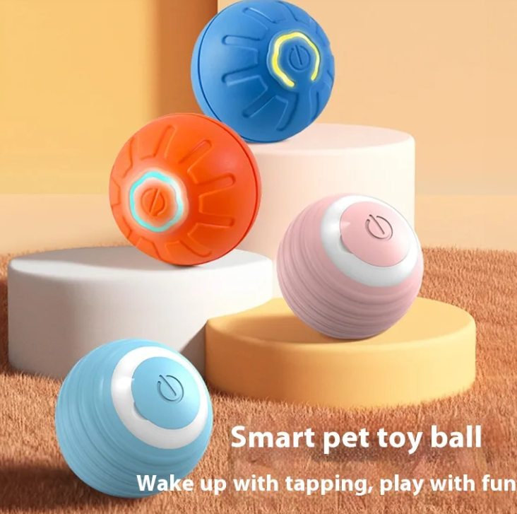 SmartBounce™ - Interactive Auto-Rolling Pet Ball